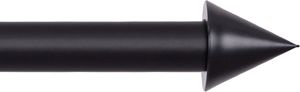Endstücke für Stilgarnitur 2er Pack aus Kunststoff ( Schwarz / Kegel ) vers. Farben, Ø16mm, Dekoration modernes Design für Vorhangstange