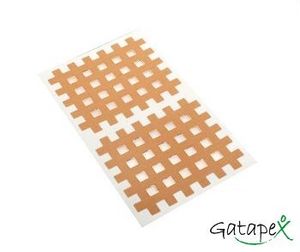 Gatapex Akupunkturpflaster beige (10 Gittertapes, 4,4 cm x 5,2 cm)
