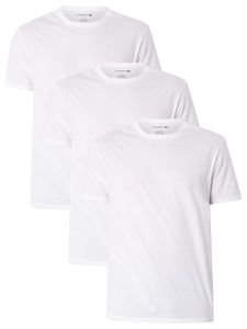 Lacoste 3er Pack Crew T-Shirt, Weiß M