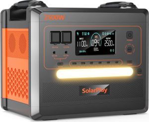 SOLARPLAY 2500W Tragbare Stromerzeuger Solarspeicher Powerstation 2300Wh SolarGenerator Powerbank SOLARPLAY 2500W Tragbare Stromerzeuger Solarspeicher Powerstation 2300Wh SolarGenerator Powerbank