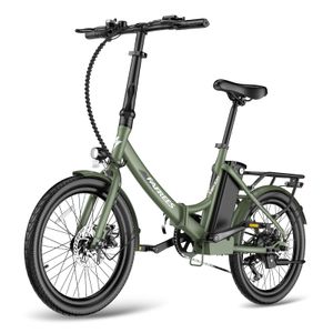 Fafrees F20 light Skladací a kompaktný bicykel 6V 14,5Ah batéria zelená 250W