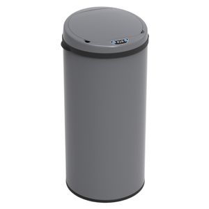 SVITA Sensor-Mülleimer 50L Stahl Mülleimer mit Sensor Elektrischer Abfalleimer Küche Automatikmülleimer mit Sensor Grau