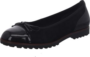 Gabor 04.100 Ballerinas - Dámske nízke topánky - Papuče čierne Elegantné NOVINKA