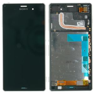 Sony Xperia Z3 D6603 Display LCD Modul mit Rahmen, grün