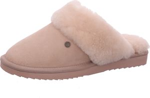Warmbat Hausschuh Flurry Women Pantoffel Suede Black/Black aus Merino-Schafwolle