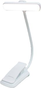 INF LED Leselampe Clip On Buchlampe Wiederaufladbar Weiß