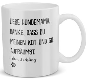 22Feels Beste Hundemama Tasse Hund Frauchen Geschenk Frauen Hundeliebe Welpe Kaffeetasse Haferl Geschenkidee Geburtstag Muttertag Weihnachten