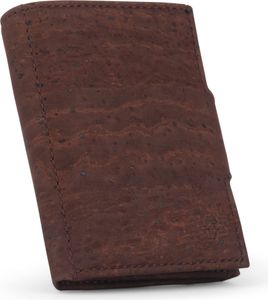 DONBOLSO Wallet NextGen Korkleder, Geldbeutel mit RFID Schutz, Braun -  neuwertig