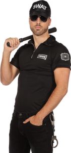SWAT Shirt Kostüm S.W.A.T. Spezialeinheit Polizei Polizeikostüm Herren Karneval Gr. M/L
