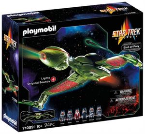 PLAYMOBIL 71089 Star Trek - Klingonenschiff: Bird-of-Prey, Klingonenschiff mit Lichteffekten, Original-Sounds und Sammelfiguren