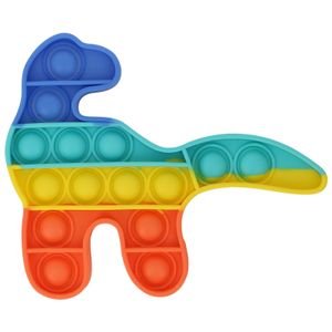 Pop it Silikon Stress Relief Kinderspielzeug, Ökologisches Material – Regenbogen