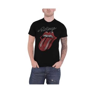 The Rolling Stones - "Rolinga" T-Shirt für Herren/Damen Unisex RO1854 (XL) (Schwarz)