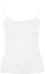 Damen Sporty-Hemd Unterhemd mit Spaghetti-Trägern  Größe - 46, Farbe weiß
