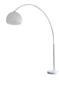 Lukovací lampa 230 cm bílý plast