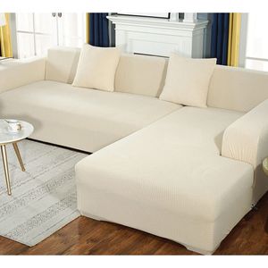 Dicker Samt Sofabezug L Form,Stretch Couchbezug,Universal,für Sofa