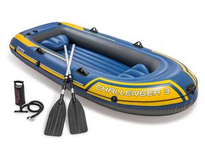 Intex 68370NP Schlauchboot Set &quotChallenger 3&quot mit