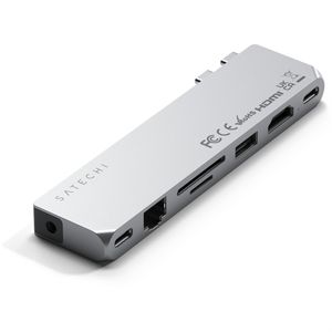 Satechi Pro Hub Max Silber USB-C