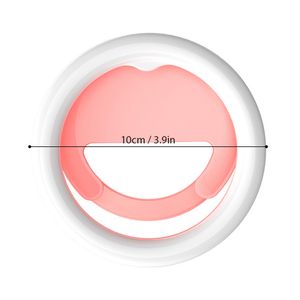 10 cm/4 Zoll Telefon-Ringlicht, 2 W, zweifarbiges Selfie-Licht, aufsteckbares Telefonlicht, 3000 KšC7000 K Farbtemperatur, dimmbar, 5 Helligkeitsstufen, 180¡ã drehbar, kompatibel mit iPhone 15/14/13/12, Android-Handy, iPad, Laptop