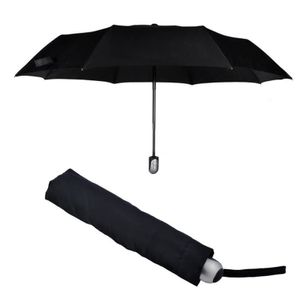 Automatik Regenschirm 110cm | Taschenschirm Schwarz Inkl. Schirmhülle Windfest | Regen Schirm Automatisch Sturmsicher