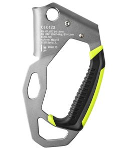 Edelrid Hand Cruiser Left - Ergonomisch geformte Handsteigklemme silver