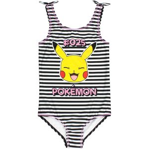 Pokemon - Dívčí plavky NS6220 (140) (Černá/bílá/růžová)