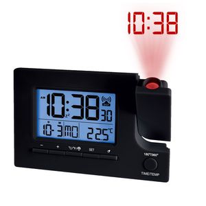 Funk-Projektionswecker Funkwecker USB 2 Alarme Temperaturanzeige Datum - 4-MV1022-1