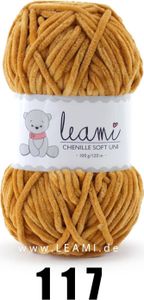 LEAMI Chenille Soft UNI 117 zimt