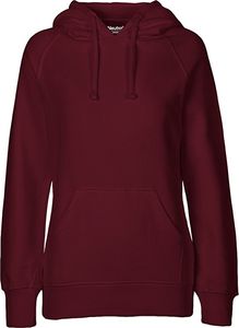 Neutral O83101 | Damen Hoodie / Kaputzenpulli / 100% Fairtrade-Baumwolle - Farbe: Bordeaux - Größe: XS Neutral O83101 | Damen Hoodie / Kaputzenpulli / 100% Fairtrade-Baumwolle - Farbe: Bordeaux - Größe: XS