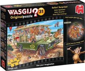 Jumbo 19164 Wasgij Original 31 Safari Überraschung! 1000 Teile Puzzle