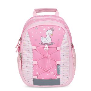 Belmil Kinderrucksack Mädchen für 1-3 Jährige - Super Leichte 260 g/Kindergarten/Krippenrucksack Kindergartentasche Kindertasche/Schwan/Pink Rosa (305-9 Cute Swan)
