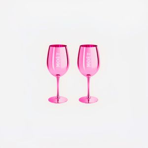 Moët & Chandon Champagnergläser Champagner Gläser Set in rosa Weinglas