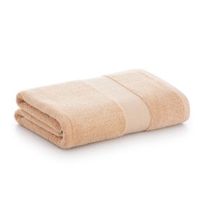 Badetuch Paduana Beige Camel 100 % Baumwolle 70 x 140 cm