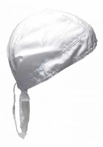 Bandana Weiß, Kopftuch schlicht Weiß, Bandana Headscarf pur White, Pañuelo pañuelo, Foulard Bandana Blanc