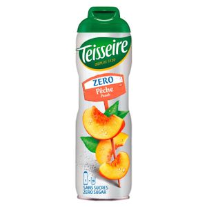 Teisseire Sirup Pfirsich/Peach zero Zucker 600ml - Cocktails (1er Pack)