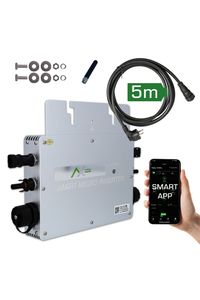 WR-AX 600 SMART - Smart Micro Wechselrichter mit APP Steuerung - Effizientes Energiemanagment und Maximale Leistung für Balkonkraftwerke - Zuverlässiger Solar Inverter