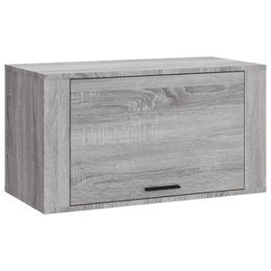 vidaXL Wand-Schuhschrank Grau Sonoma 70x35x38 cm Massivholz Kiefer