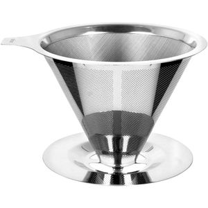 Orion Filter Kaffee Stahlfilter Permanentfilter Kaffeefilter für die Kaffeezubereitung zum Kaffeebrühen 10 cm