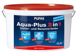 PUFAS Aqua-Plus 3in1 Isolier- und Renovierfarbe