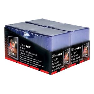 Ultra Pro 200 Regular Toploader (3" x 4") + 200 Card Sleeves - Retail Pack