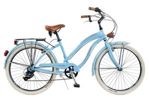 Via Veneto by Canellini Fahrrad Cruiser Frau Aluminium - Blau