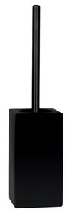 Spirella WC Bürste Toilettenbürste Klobürste "Quadro" Steingut 11,5 x 45 cm - matt schwarz Spirella WC Bürste Toilettenbürste Klobürste "Quadro" Steingut 11,5 x 45 cm - matt schwarz