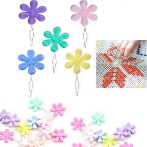 10 Stück Nadeleinfädler, Kunststoff Nähnadeln Einfädler, Einfädelhilfe Nähmaschinen-Einfädler für Hand Nähen und DIY Einfache Stickerei Nadeleinfädler (5 Farben)