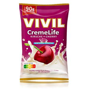 Vivil Creme Life wiśniowe pastylki owocowe bez cukru 90g