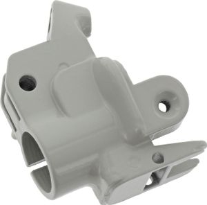 Klemmstück, grau, Lenkerarmatur links, für Aluminium-Kupplungshebel - Vogelserie