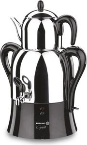 Korkmaz Caykolik Elektrische Teemaschine Samovar Schwarz A341-04