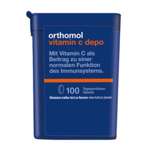 Orthomol Vitamin C depo - doplněk stravy s vitaminem C jako příspěvkem k normální funkci imunitního systému, 100 denních dávek