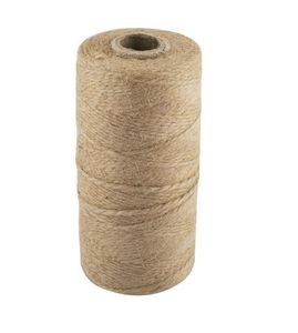 D.RECT 800011 250m Jute-Schnur Natur Braun Jute-Kordel | Packschnur Geschenk-Band Bastelschnur Dekokordel | 2mm Dicke  | Für: Verpackung, DIY Kunst-Handwerk, Floristik, Dekoration