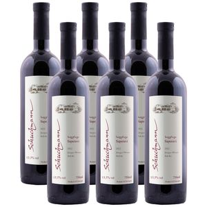 Schuchmann wines Saperavi 2022, gruzínské červené suché víno, (6 x 0,75 l)