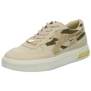 La Strada Schnürer  Größe 39, Farbe: Beige Polyurethan+ Zebra Canvas