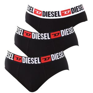 Diesel 3 Pack Andre Briefs, Schwarz XL